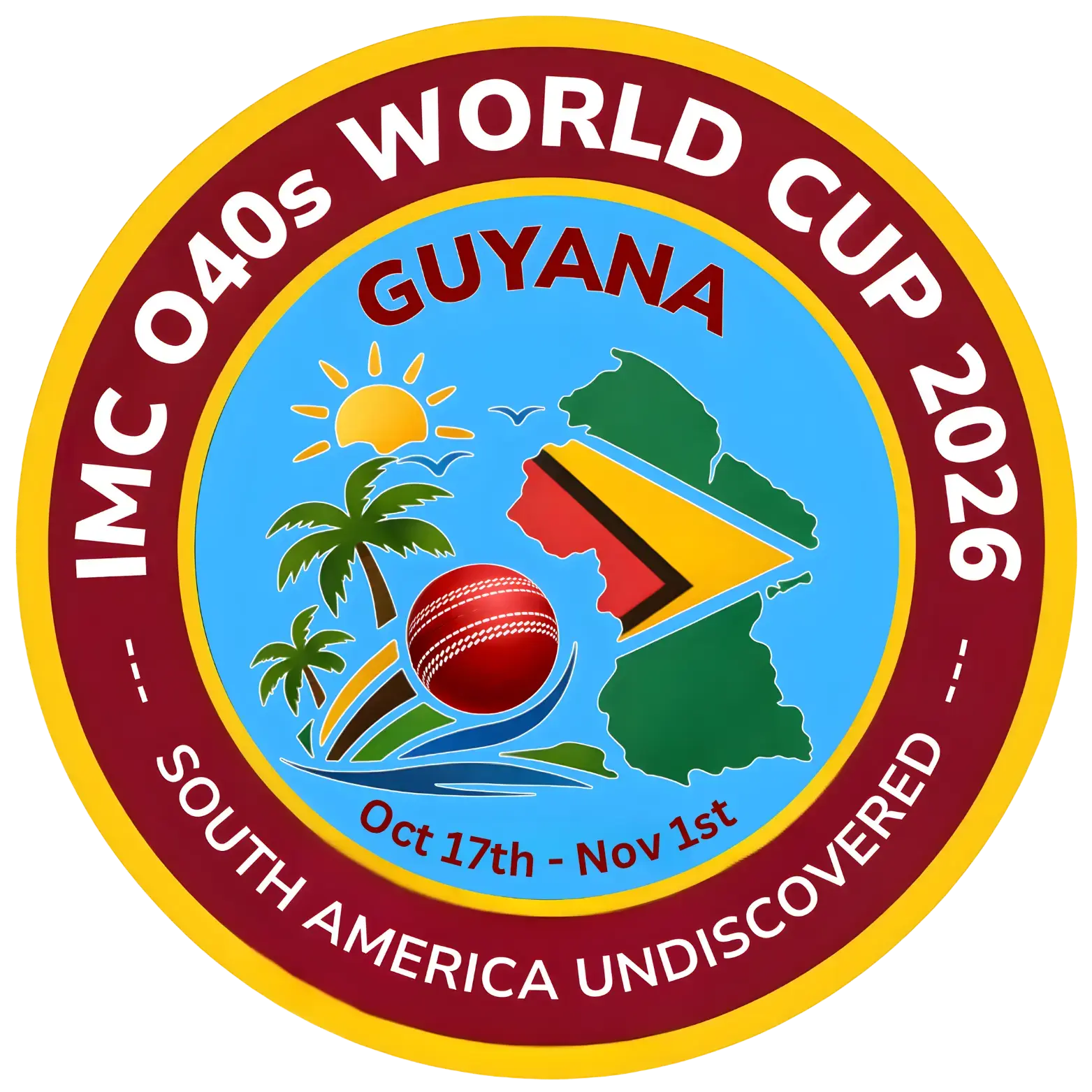 Over 40s World Cup Guyana Logo